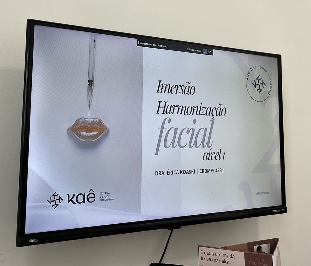 Tela de abertura da Imersão Harmonização Facial nível 1.